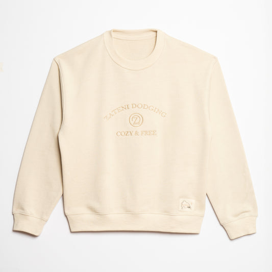 Dodging terry sweatshirt